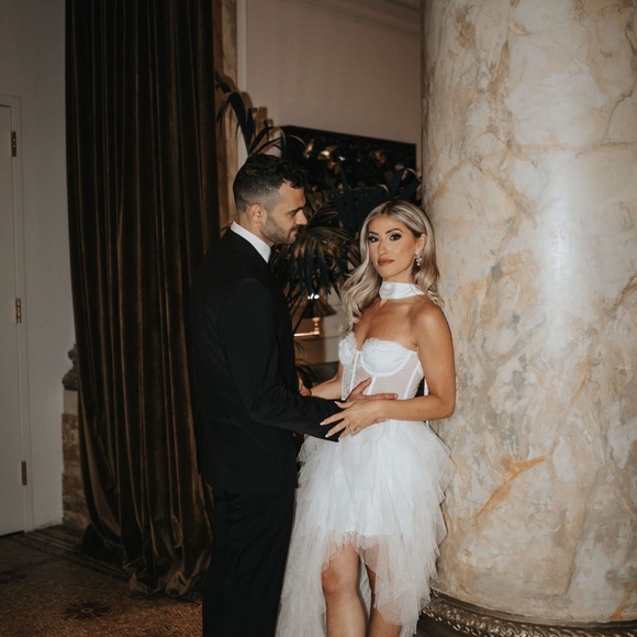 For Love And Lemons Strapless White Dress - Picture 5 of 6